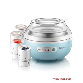 MÁY LÀM SỮA CHUA BEAR DUNG TÍCH 1L - KÈM 4 CỐC SỨ NHỎ - HÀNG CHÍNH HÃNG BẢO HÀNH 1 NĂM