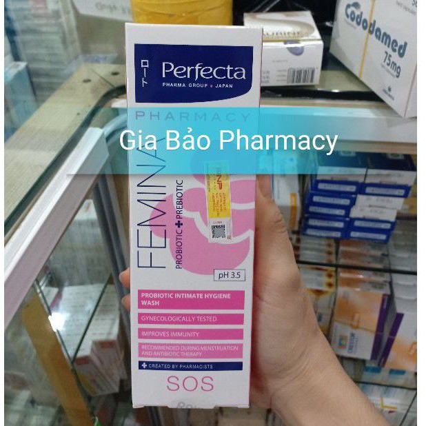 FEMINA PERFECTA SOS 190ML Dung dịch vệ sinh cao cấp cho nữ