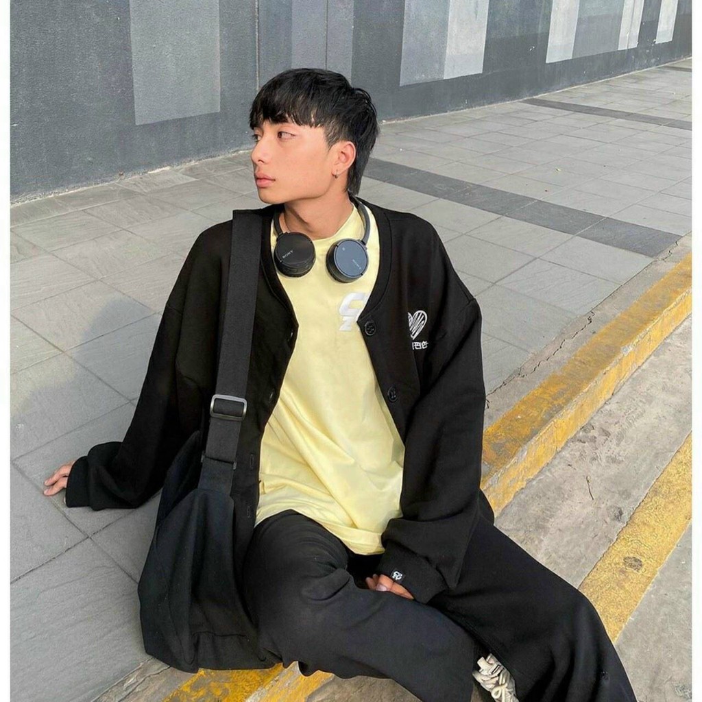 Áo Khoác Cardigan Nỉ Bông Heart Saranghae Unisex 3 Màu Cực Hot Thời Trang Học Đường | BigBuy360 - bigbuy360.vn