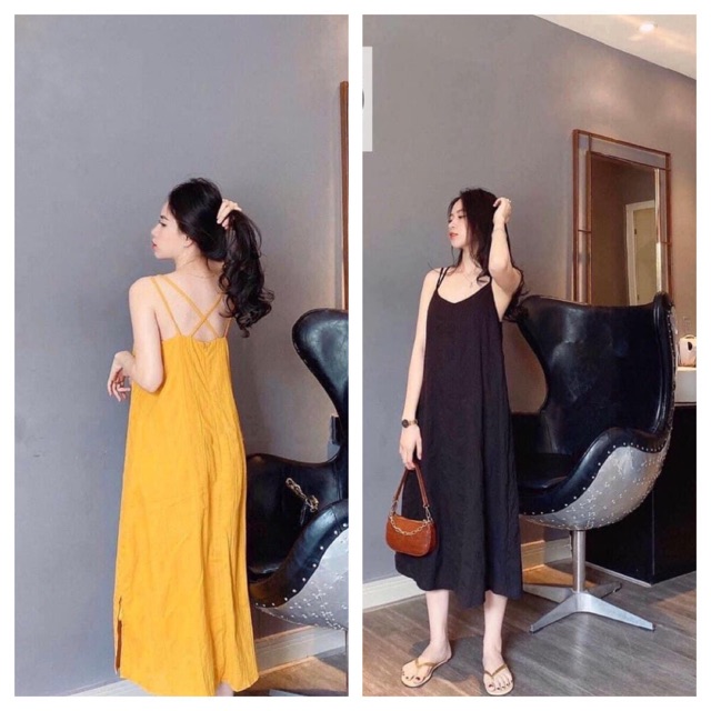 [Mã FAMAYWA2 giảm 10K đơn 50K] VÁY ĐŨI XƯỚC 2 dây đan chéo váy dài 110cm | BigBuy360 - bigbuy360.vn