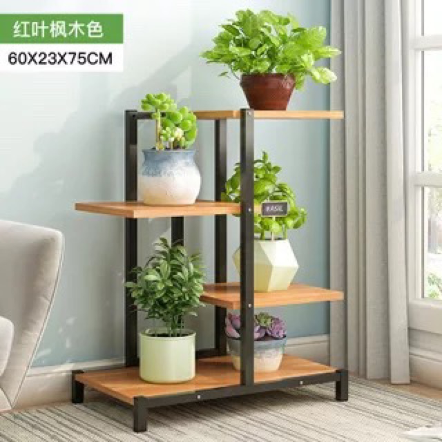 Kệ gỗ bày cây cảnh  CÓ SẴN