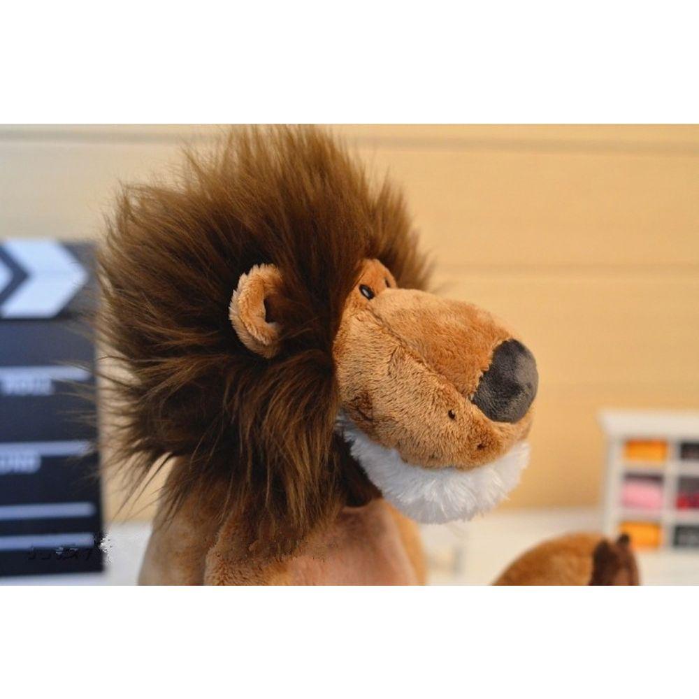 Đồ chơi nhồi bông Hình Sư Tử Chất Liệu Mềm Mại Làm Quà Tặng Cho Bé