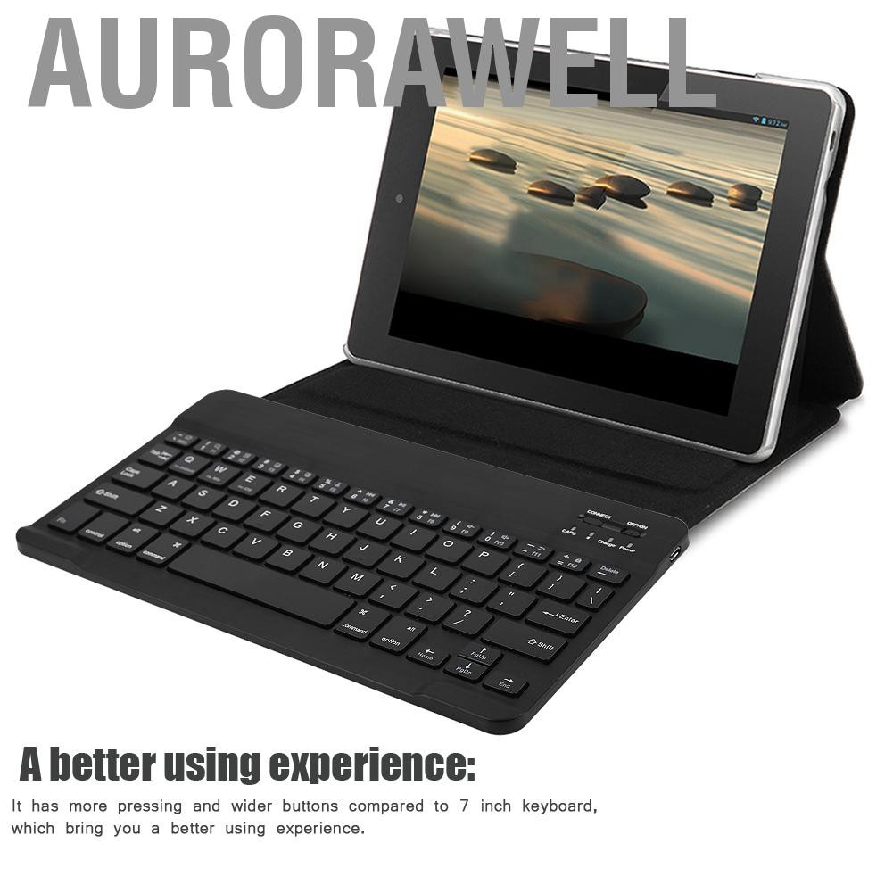 Bàn Phím Bluetooth Không Dây Aurorawell 9 / 10.1 "Mỏng Cho Iphone Smartphone Tablet Pc Laptop