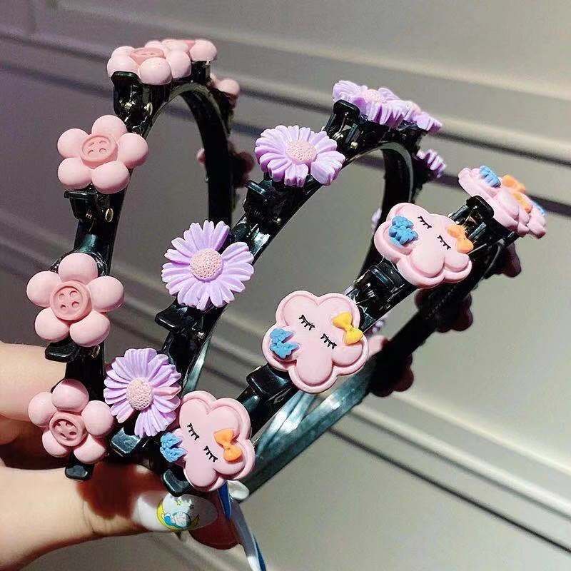 Mới Băng Đô Cài Tóc Đính Hoa Dễ Thương Cho Bé Gái