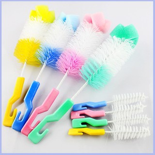 Set 2 que cọ rửa bình sữa sợi cước