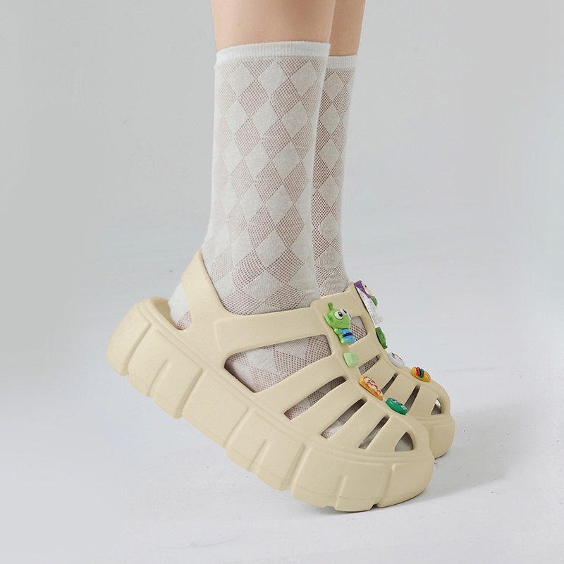 Dép xăng đan đế dày chống trượt thời trang mùa hè dành cho nữ 8111