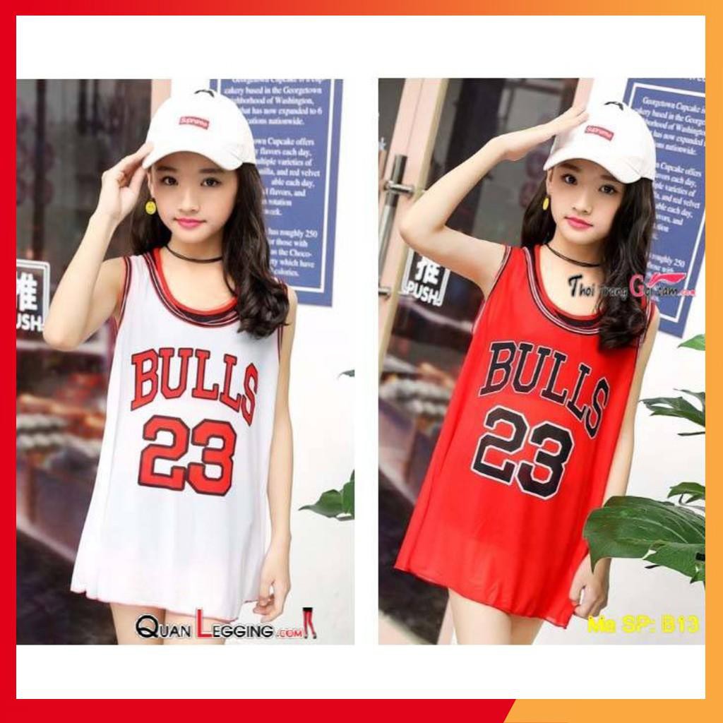 Đồ tắm biển nữ, đồ bơi nữ kín đáo kèm áo bulls nguyên Set - B13