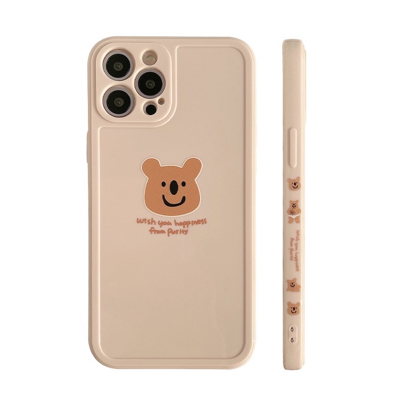 (SIÊU RẺ) Ốp iphone gấu nâu kèm giá đỡ 6/6plus/6s/6splus/7/7plus/8/8plus/x/xr/xs/11/12/13/pro/max/plus/promax