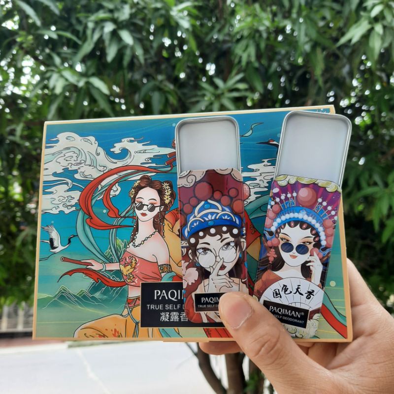 Set Nước Hoa Khô Nam,Nước Hoa khô Nữ, Nước Hoa Sáp Mẫu Mới PAQIMAN Dành cho nam và nữ 3 trong 1 | BigBuy360 - bigbuy360.vn