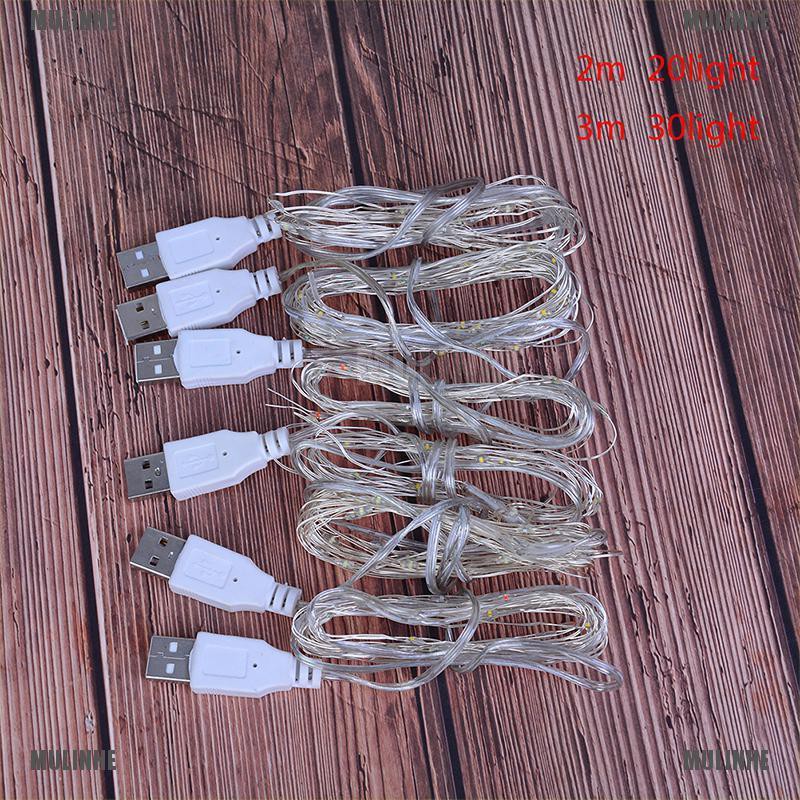Dây Đèn Led Trang Trí 2M 20Led 3M 30Led Usb