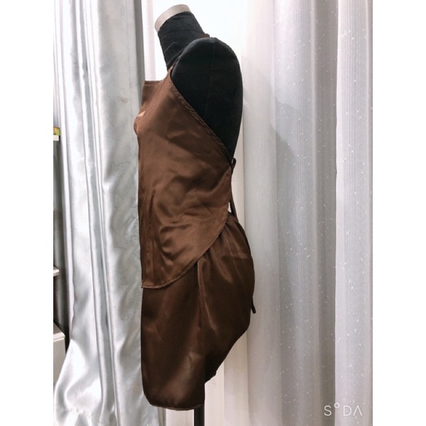 Bộ yếm mặc gội đầu dưỡng sinh, massage bà bầu size 55cm