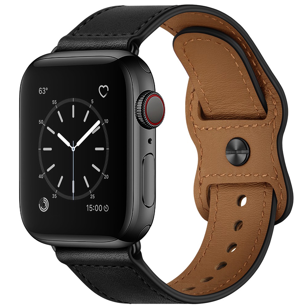 Dây Da Thật Kiểu Khóa 2 Lỗ cho Apple Watch 38mm / 40mm / 42mm / 44mm.