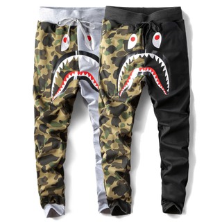 Mới BAPEe Ngụy Trang Cá Mập Jogger Quần Nam Nữ Quần