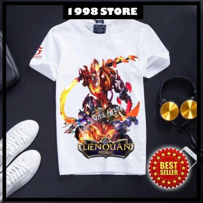 (SALE) Áo Thun Liên Quân Mobile - Ngộ Không Hỏa Nhãn Kim Tinh