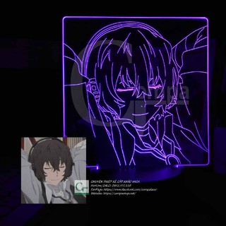 [ẢNH SHOP TỰ CHỤP] Đèn Ngủ Bungou Stray Dogs Dazai Osamu Type 05 ABSD0105 16 màu tùy chỉnh Compashop