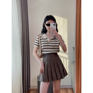 Áo len polo kẻ sọc