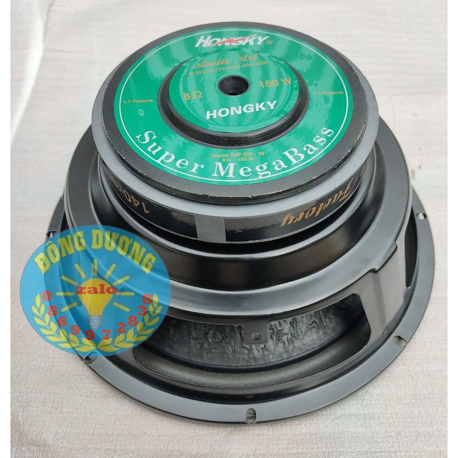 LOA BASS 25 HỒNG KỲ TỪ 140 CÔN 38.6MM 4 LỚP - GIÁ 1 ĐÔI - LOẠI NÚM SẦN MÀNG ĐEN - CỦ LOA RỜI