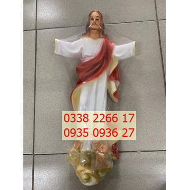 425, Tượng công giáo - Chúa phục sinh 50cm