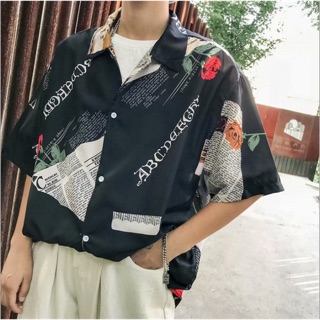 Áo sơ mi lụa nam ngắn tay