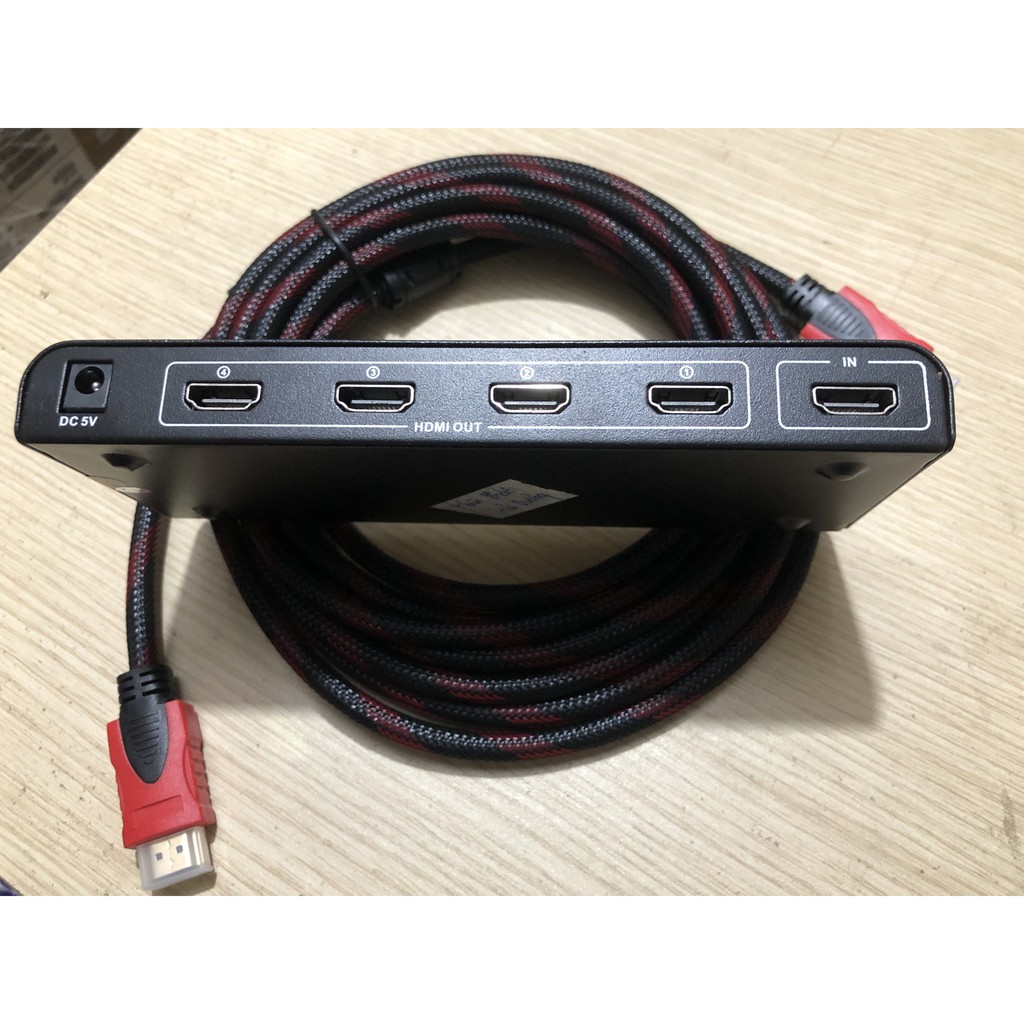 Hub HDMI, Bộ chia HDMI 1 ra 4 , 1 ra 2 UHD 4Kx2K cho PC,DVD,PS3,TV