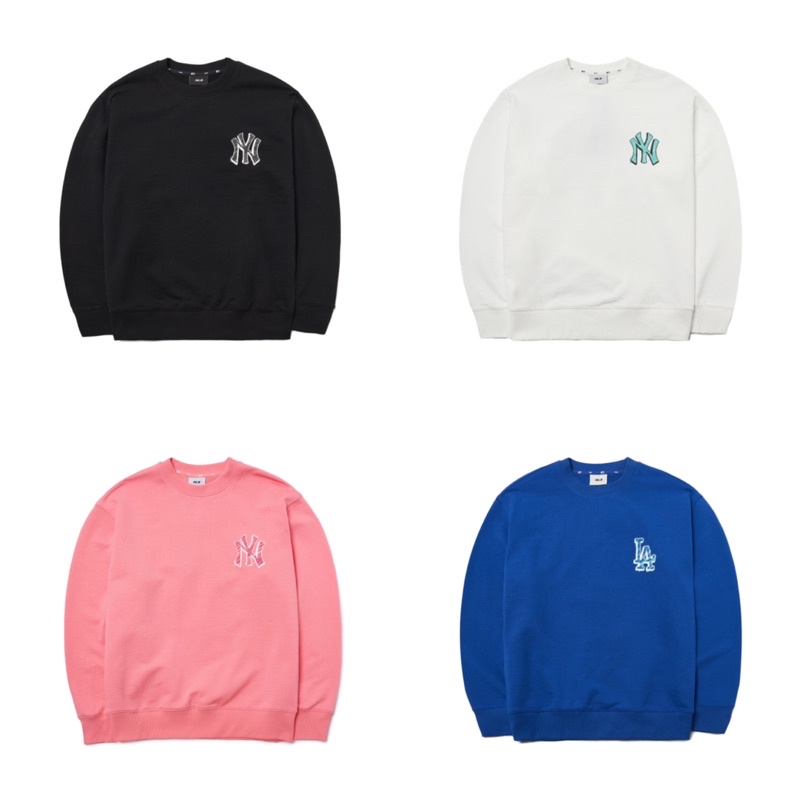 Áo nỉ MLB Sweater Big Bag Art Logo Overfit