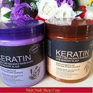 Kem ủ tóc KERATIN COLLAGEN LAVENDER BRAZIL NUT - Ủ hấp tóc cung cấp dưỡng chất KERATIN tự nhiên