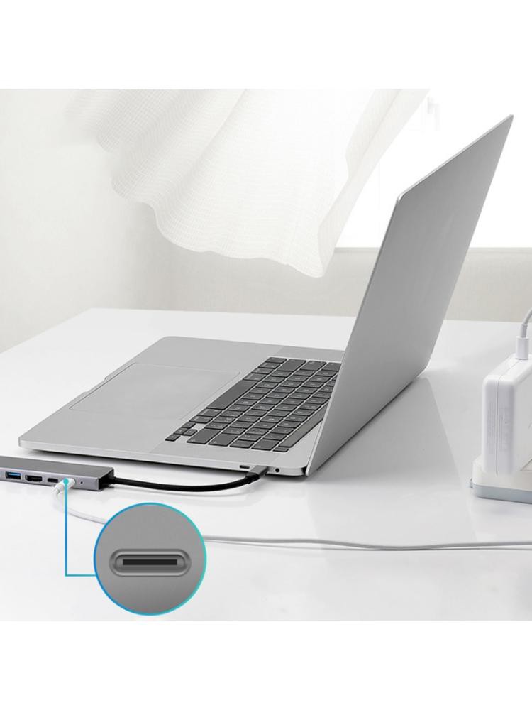 Bộ Hub Chia Cổng Usb 8 Trong 1 Cho Máy Tính