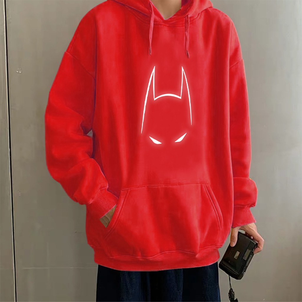 Áo hoodie form rộng [ 𝐊𝐇Ô𝐍𝐆 𝐗Ù 𝐋Ô𝐍𝐆 ] chính hãng hình batman phản quang - NINH DUY STORE