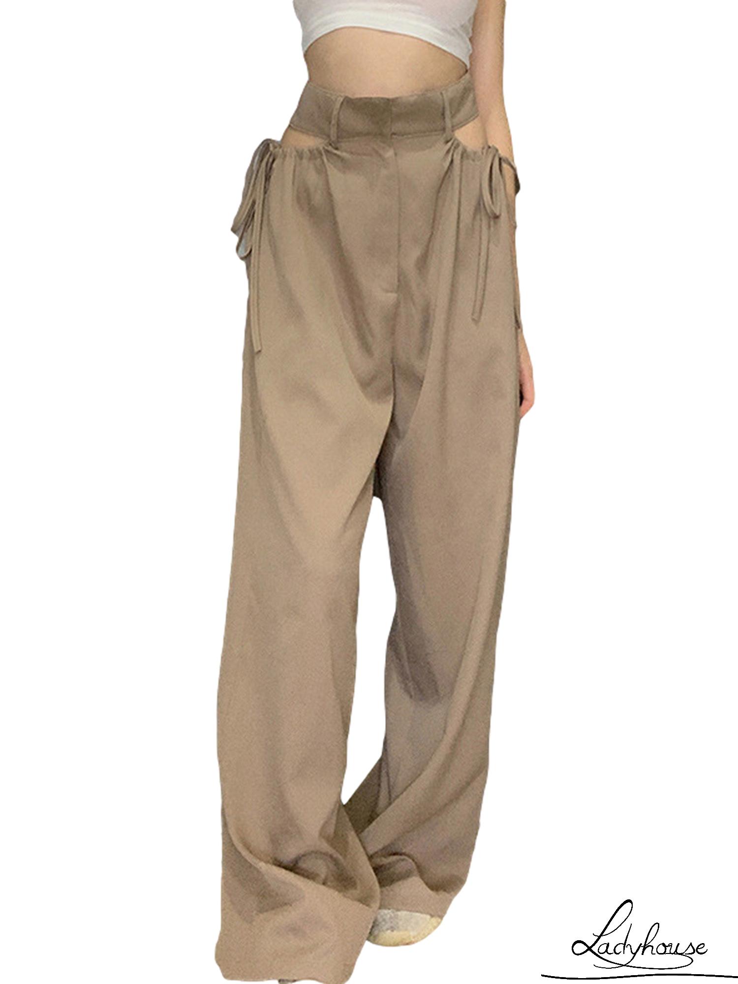 Quần Dài Lưng Cao Phối Dây Rút Thời Trang Cho Nữ Ld %0020 | BigBuy360 - bigbuy360.vn