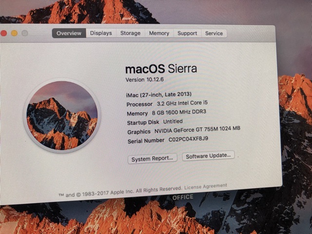 Apple imac 27inch ME088 chip i5 ram 8Gb ổ cứng 1tb | BigBuy360 - bigbuy360.vn