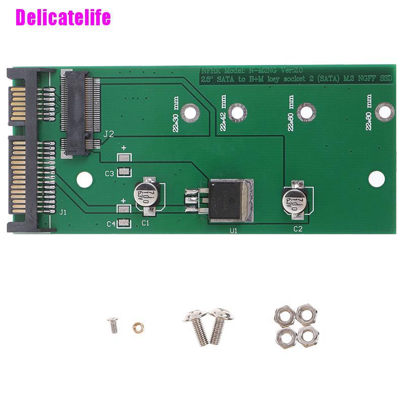 Thẻ chuyển đổi Ngff (M2) ssd sang 2.5 inch sata m.2 ngff ssd sang sata3