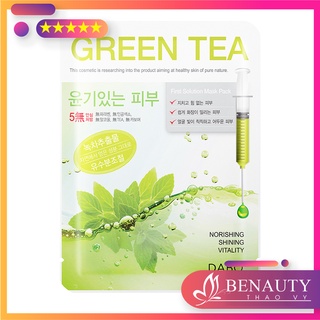 Miếng đắp mặt nạ trà xanh Dabo First Solution Mask Pack Green Tea 23g