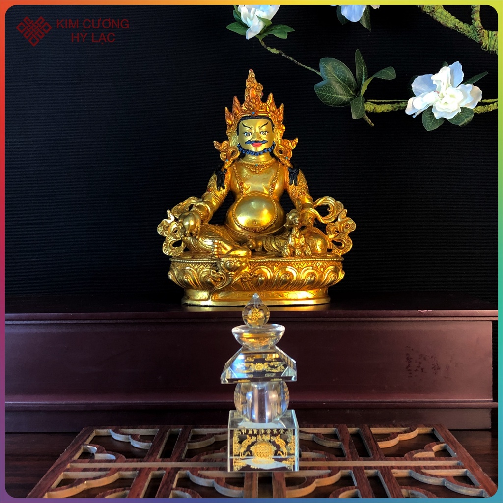 Tượng Hoàng Thần Tài Dzambala Mật Tông  - Thủ Công Nepal