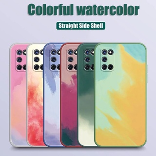 Ốp điện thoại cạnh vuông nhiều màu lựa chọn cho OPPO A3s A96 A76 F9 F11 Pro 4G 5G 2021