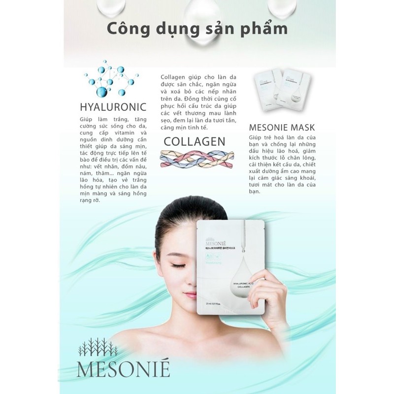 Mặt nạ cấp ẩm collagen Mesonie Hàn Quốc