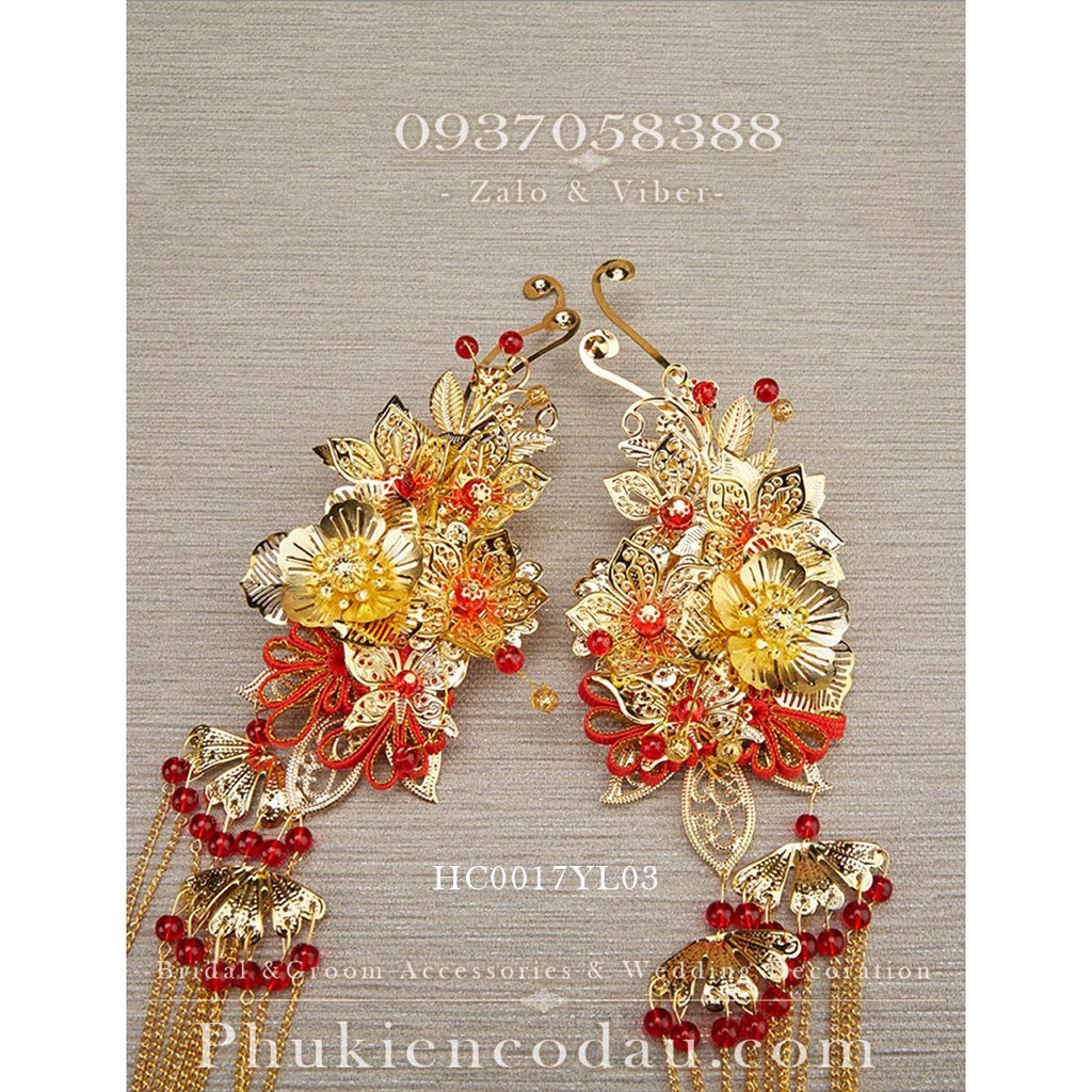Cài tóc cô dâu cổ trang HC0017YL03