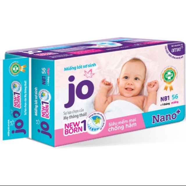 Miếng lót sơ sinh Jo 56 nano+