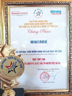 Mắm chua cá lia thia Út Lớn