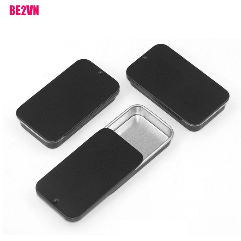 Hộp Thiếc Mini Có Nắp Trượt Tiện Dụng