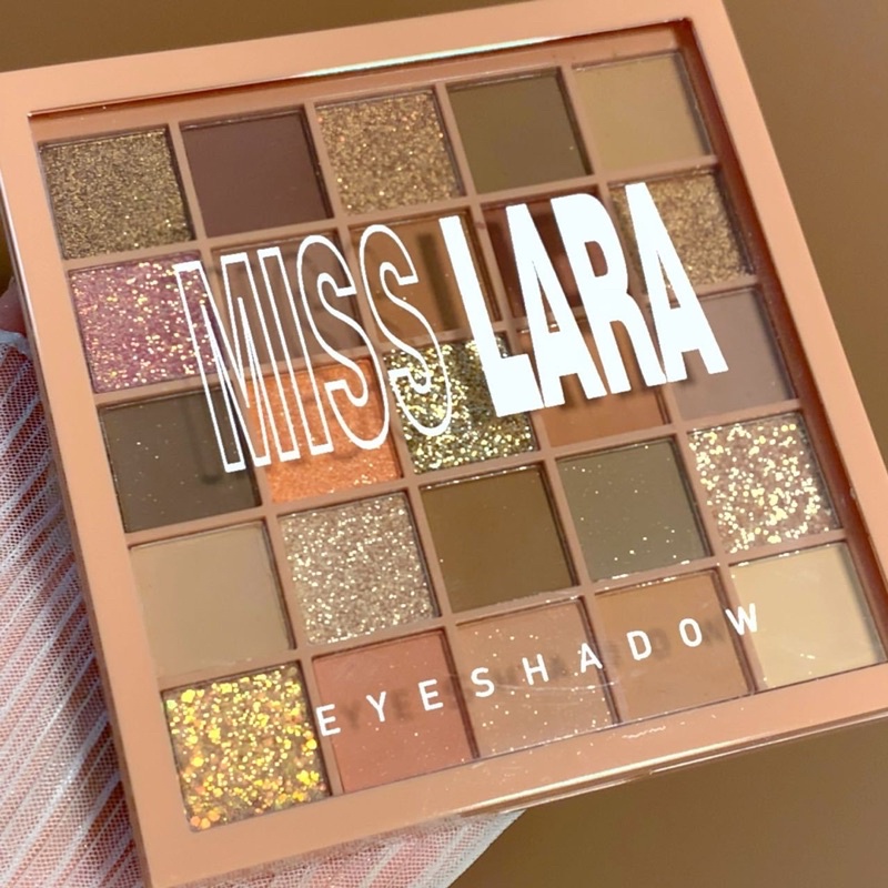 Bảng Phấn Mắt MISS LARA 25 ô - Cực Xinh Lâu Trôi Chống Nước