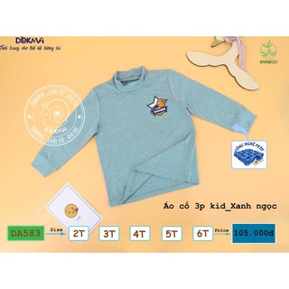 Áo cổ 3 phân Dokma cho bé 2-6 tuổi DA583