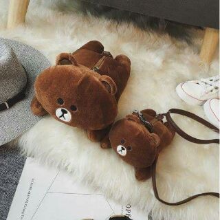 Túi xách thỏ cony gấu brown