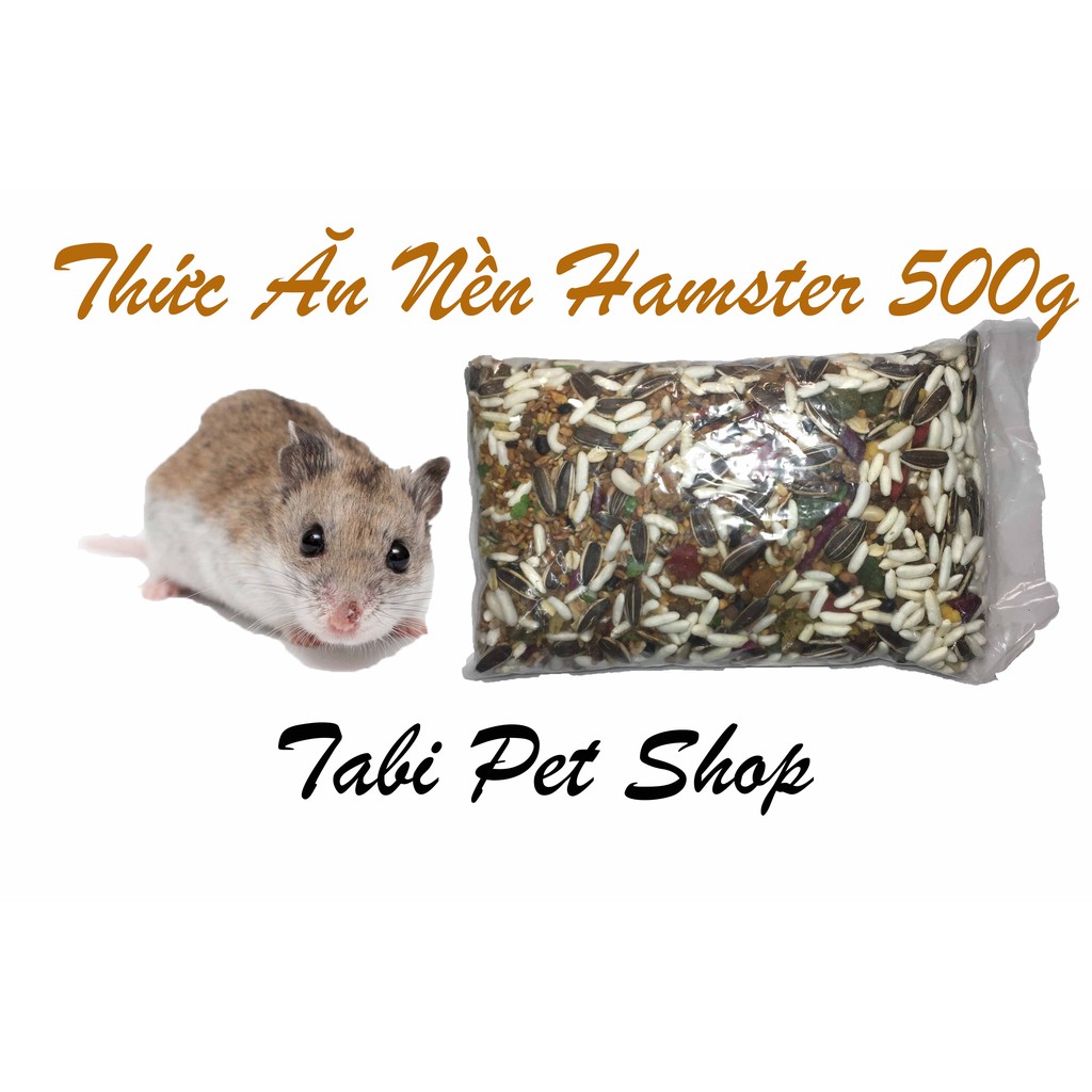 [Thức Ăn Hamster] Ngũ Cốc Ăn Nền Cho Hamster 500g - Thức Ăn Cơ Bản Hamster Hàng Tốt