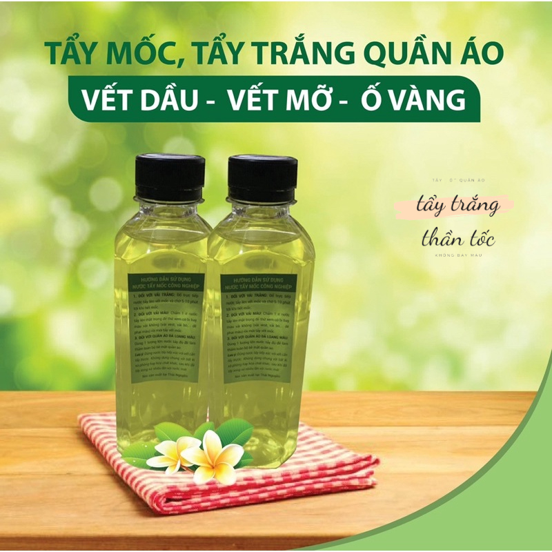 Combo 5 chai tẩy mốc, tẩy trắng quần áo
