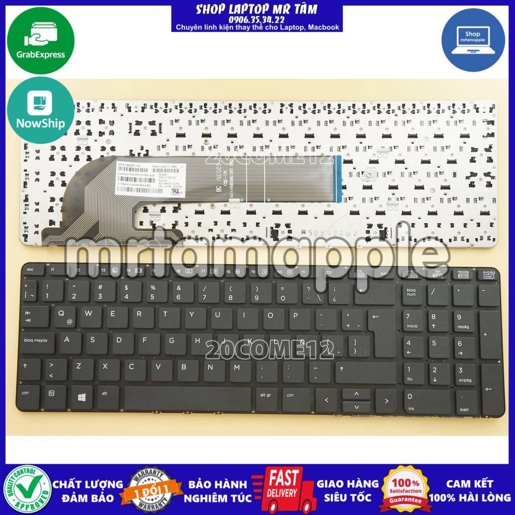 (KEYBOARD) BÀN PHÍM LAPTOP HP 650 G1 dùng cho Probook 650 G1, 655 G1