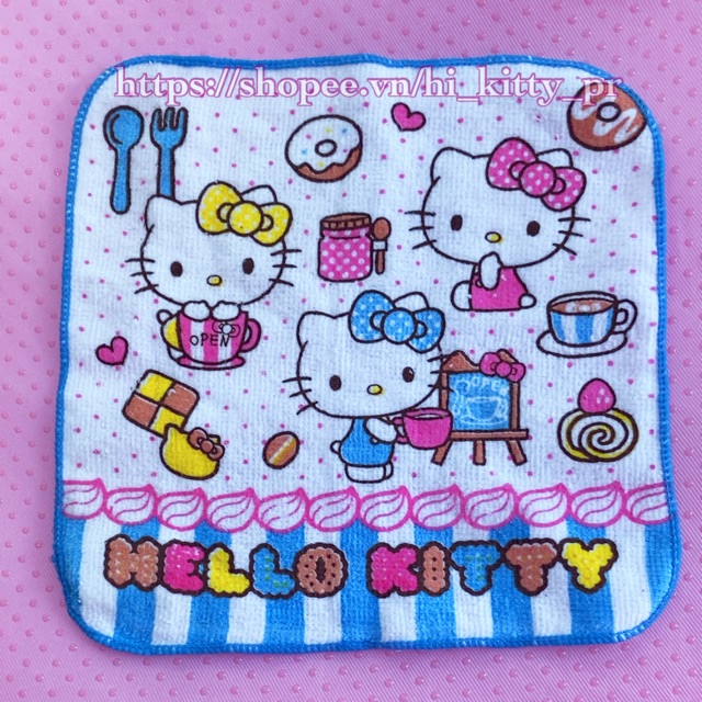 KHĂN SIZE 20*20CM HELLO KITTY