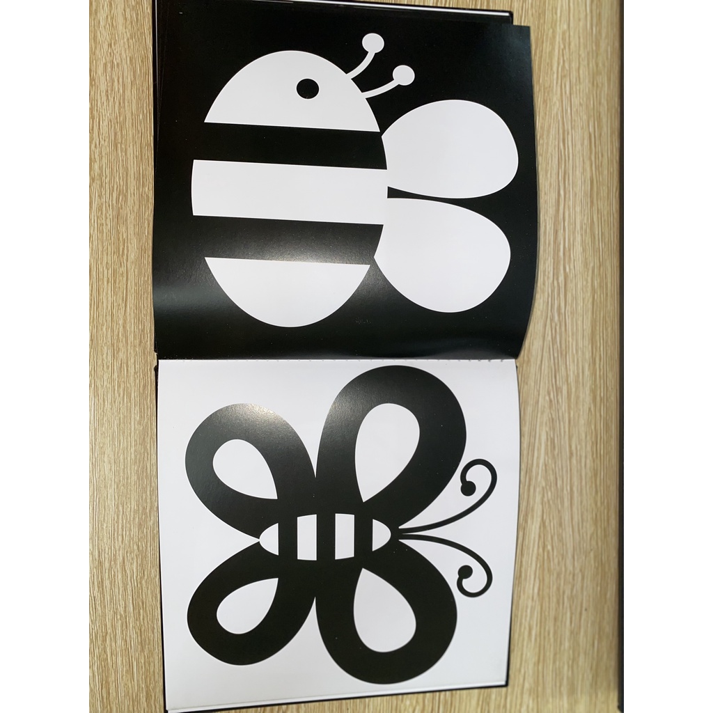 Sách - Kích thích thị giác cho bé - Sách bìa cứng