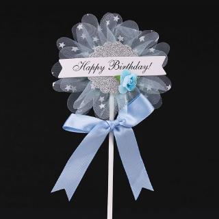 Que HPBD hoa nơ xanh