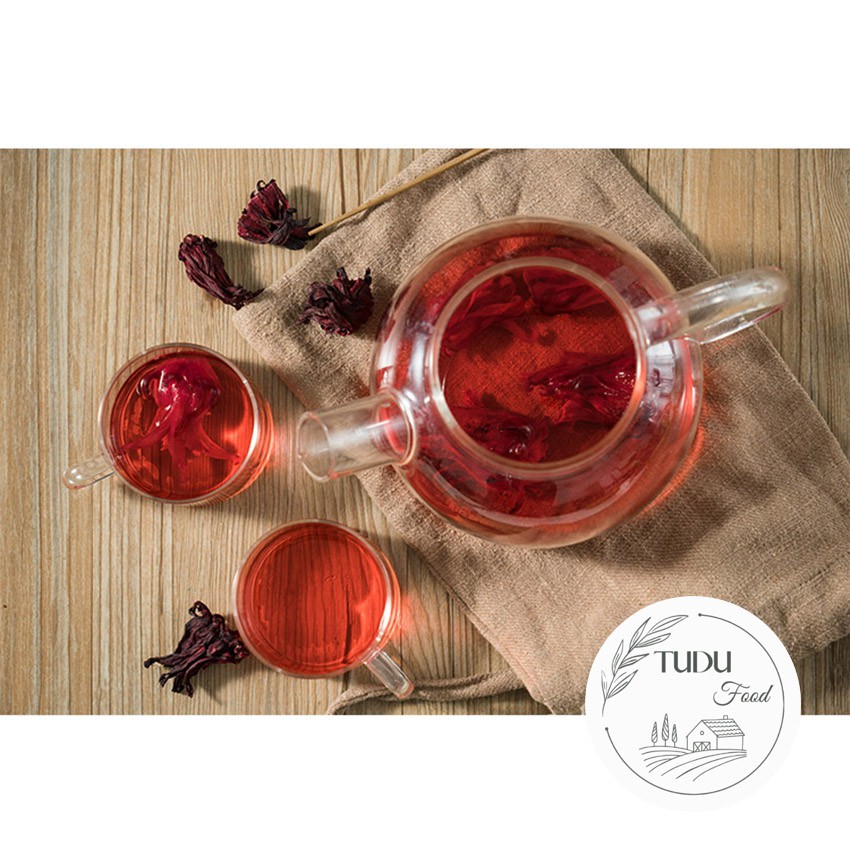 100g Trà atiso đỏ Đà Lạt, hoa dâm bụp giấm chất lượng thượng hạng loại 1 thơm ngon, giảm giá mua kèm túi lọc