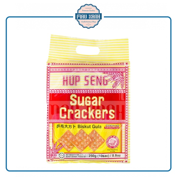 Bánh Lúa Lạt Phủ Đường Hup Seng Sugar Crackers (Gói 250g)